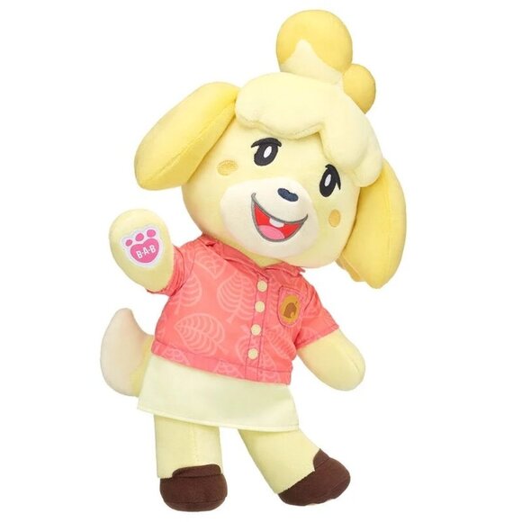 Animal Crossing : New Horizons Isabelle - Bulid-A-Bear Summer Plush - Picture 1 of 13
